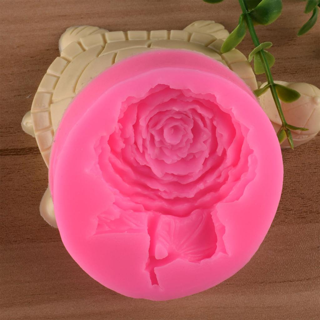 Silicone Chocolate Moulds Fondant Molds Rose Shaped Silicone Material Household