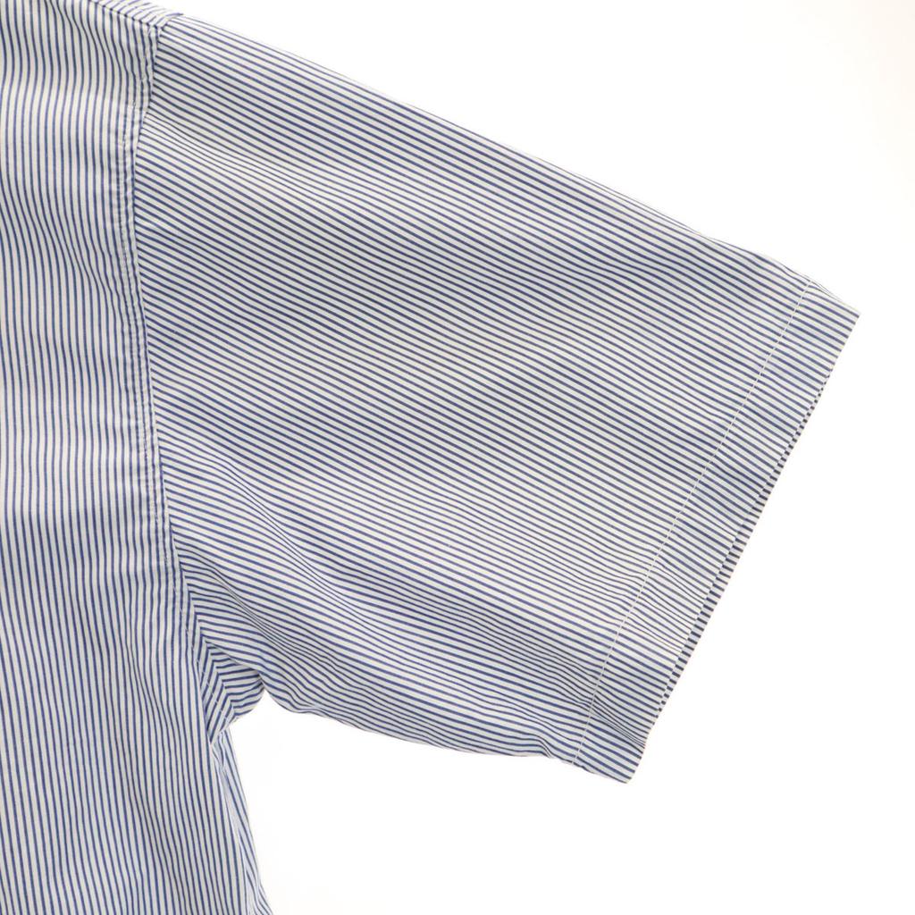 ZUCCa Made In Japan Short Sleeve Shirt Fabric Switching T-shirt M Navy Men's Used