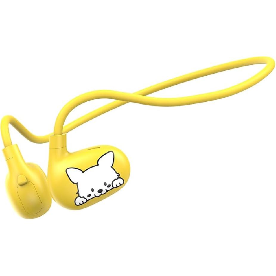 

Детские наушники, LK15 Bluetooth-наушники с открытым ухом и воздушной проводимостью, ультралегкие, беспроводные наушники с ограничением громкости 85 дБ для детей, подростков, мальчиков жёлтый