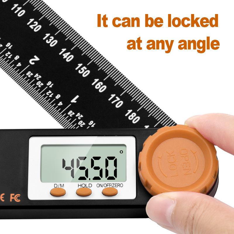 4-in-1 Digital Angle Ruler & Level - Multi-Purpose Woodworking Tool
