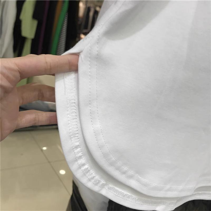 The Mid-length Bottoming Shirt for Women with Spring and Autumn Pair of Barbie Pants White Sweatshirt Loose Large Version Long-sleeved T-shirt