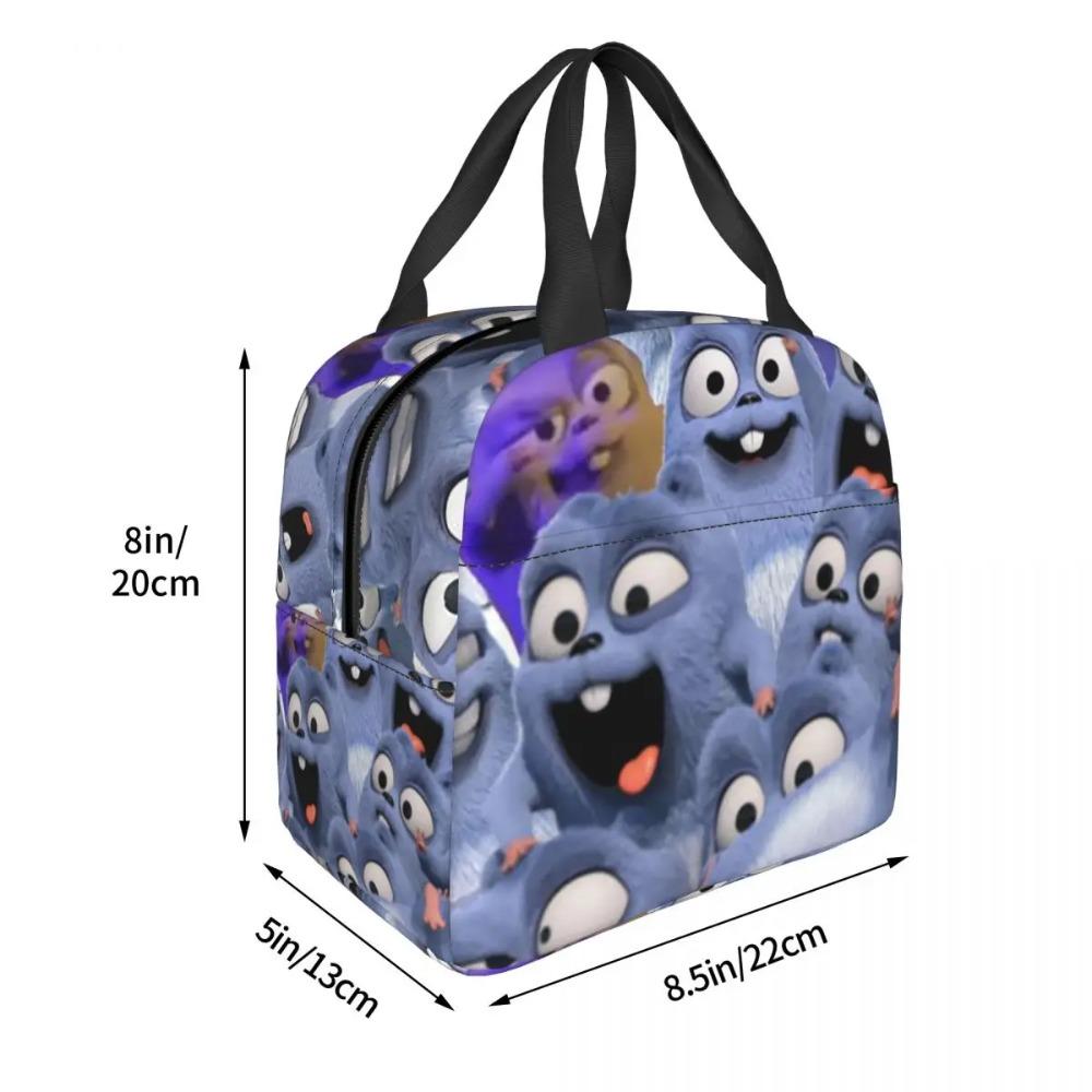 Cartoon Anime Insulated Lunch Bag for Women Office Cooler Thermal Food Box Tote Portable Lunch Boxes Container