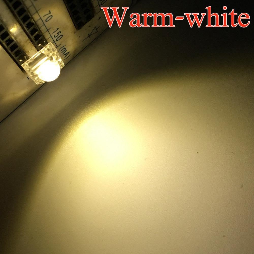 100 peças 5mm vermelho verde azul branco amarelo cúpula super fluxo água transparente piranha diodo 1 9 3 4v led carro lâmpadas diodos luz lâmpada led