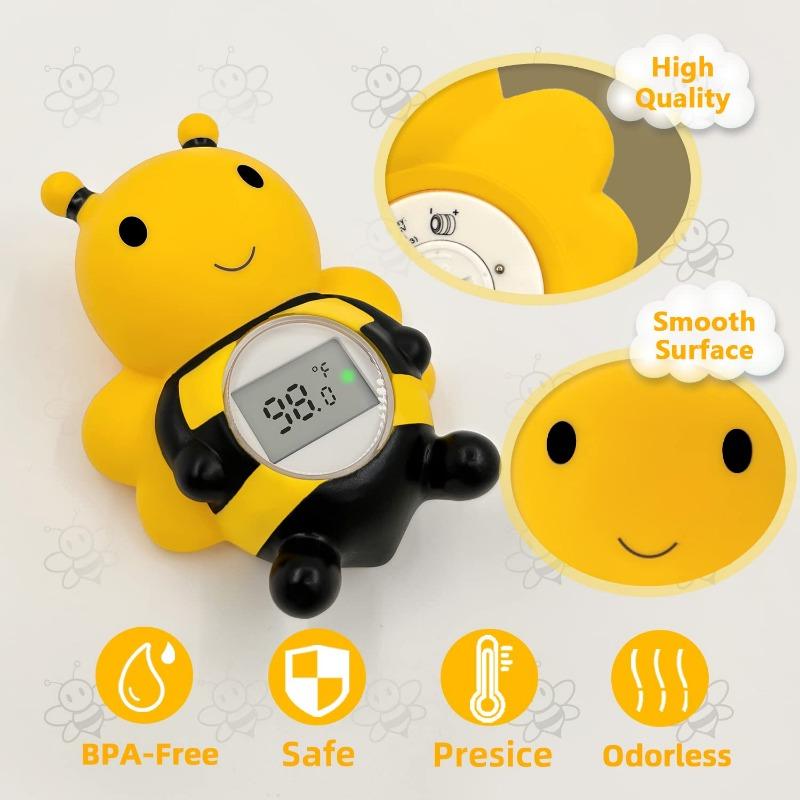 Baby Bath Thermometer Floating Toy Safety Water Temperature Thermometer for Bathtub Tub for Newborn Baby Shower Infants Toddlers