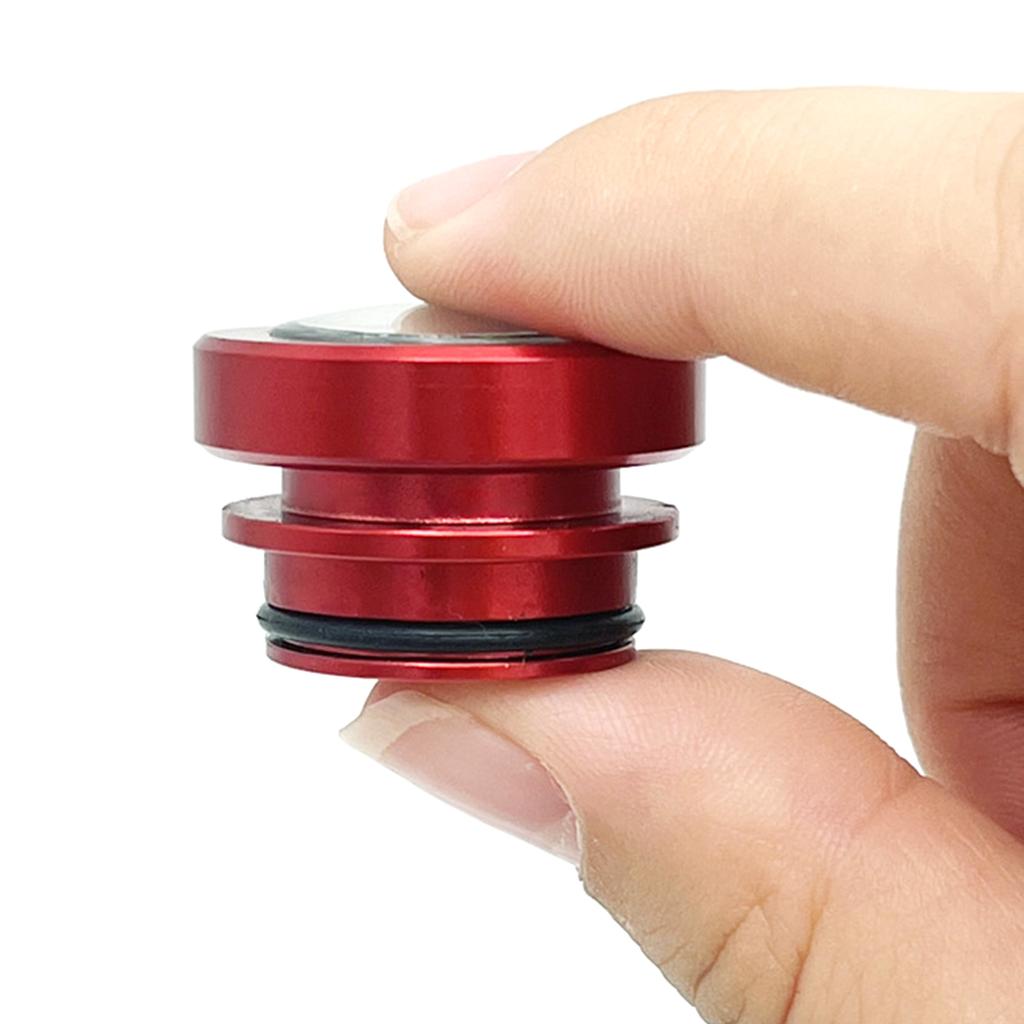 Aluminum Car Cigarette Lighter Plug Replacement Compass Button Cover Universal Push Button Dust Cover