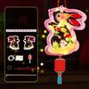 Waterproof Handheld Rabbit  Lantern Transparent Cartoon Rabbit Lamp  Party Decoration