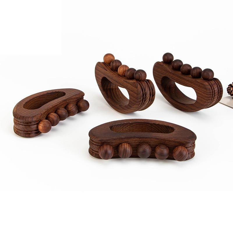 1Pcs Lymphatic Drainage Massager Wooden Gua Sha Tool For Body Manual Massage Scraper For Anti Cellulite Body Gua Sha Paddle