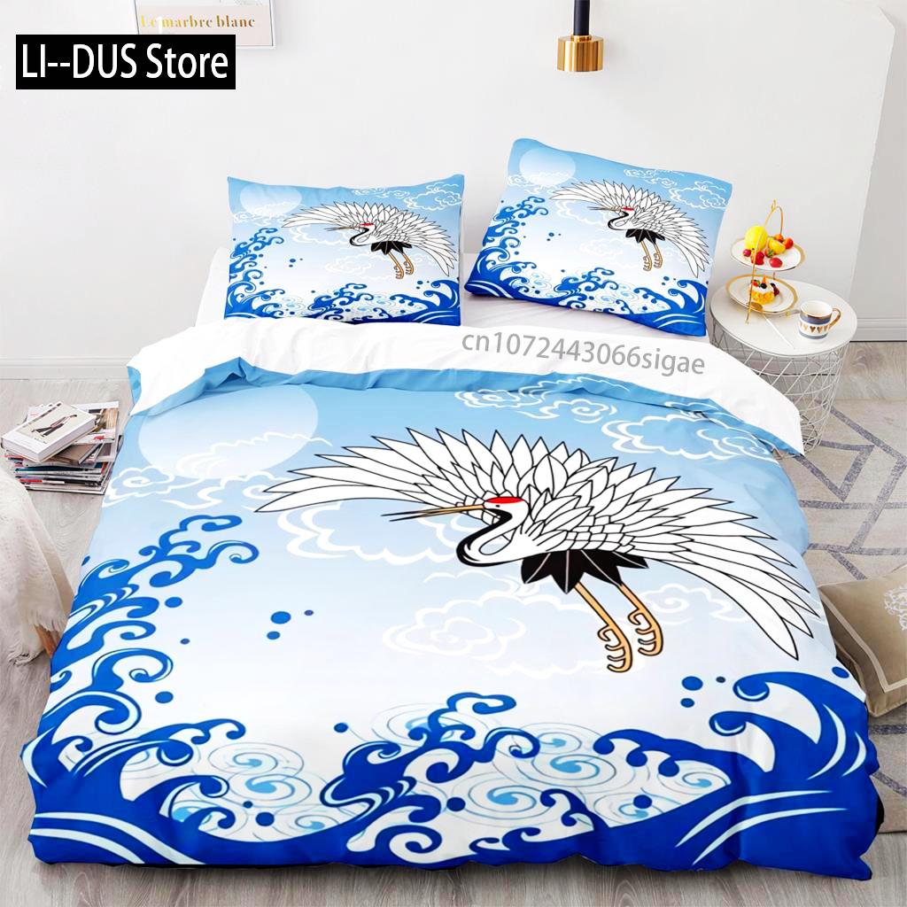Bettwäsche Set Einzelbett Twin Full Queen King Size Japanischer Stil Bettwäsche Set Erwachsener Kinder Schlafzimmer Bettbezug Sets 3D Anime 011