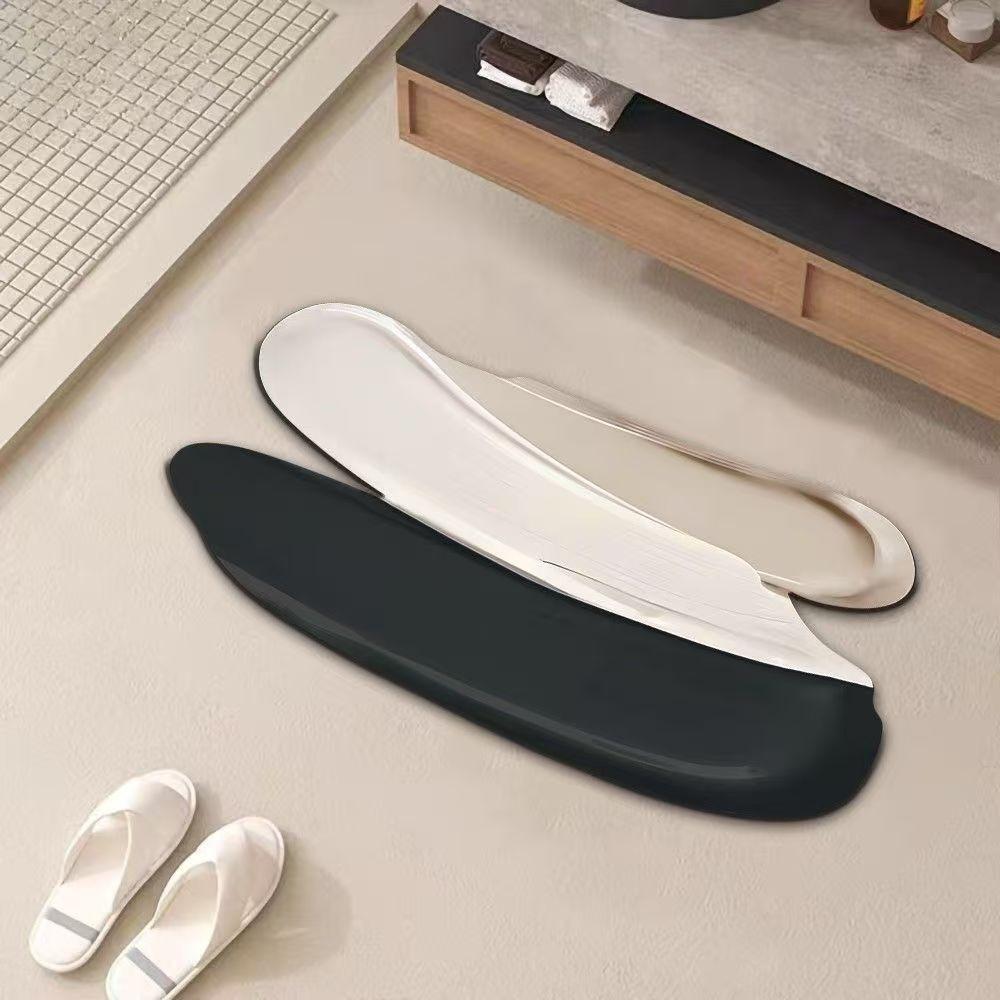 Water-Absorbing Painting Pigments Bath Mat Non-slip Kitchen Mat Creative Floor Mat  Hotel