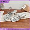 Summer New High-heeled Sandals for Women To Wear High-end 2025 French Temperament To Wear Casual Cool Slippers for Women