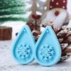 Crystal Jewelry Making Tools Pendant Molds Merry Christmas Earrings Resin Mold Resin Silicone Mould