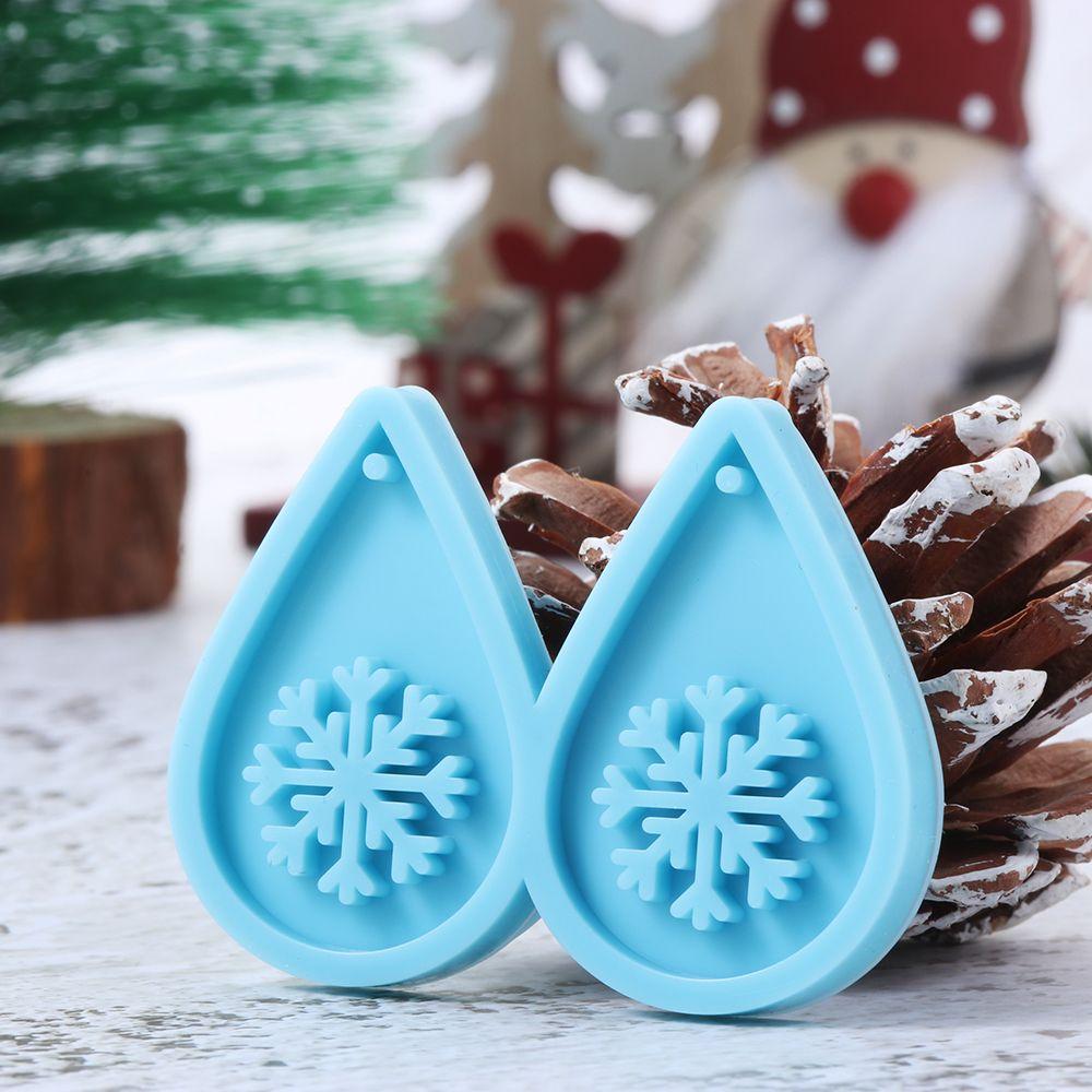 Crystal Jewelry Making Tools Pendant Molds Merry Christmas Earrings Resin Mold Resin Silicone Mould