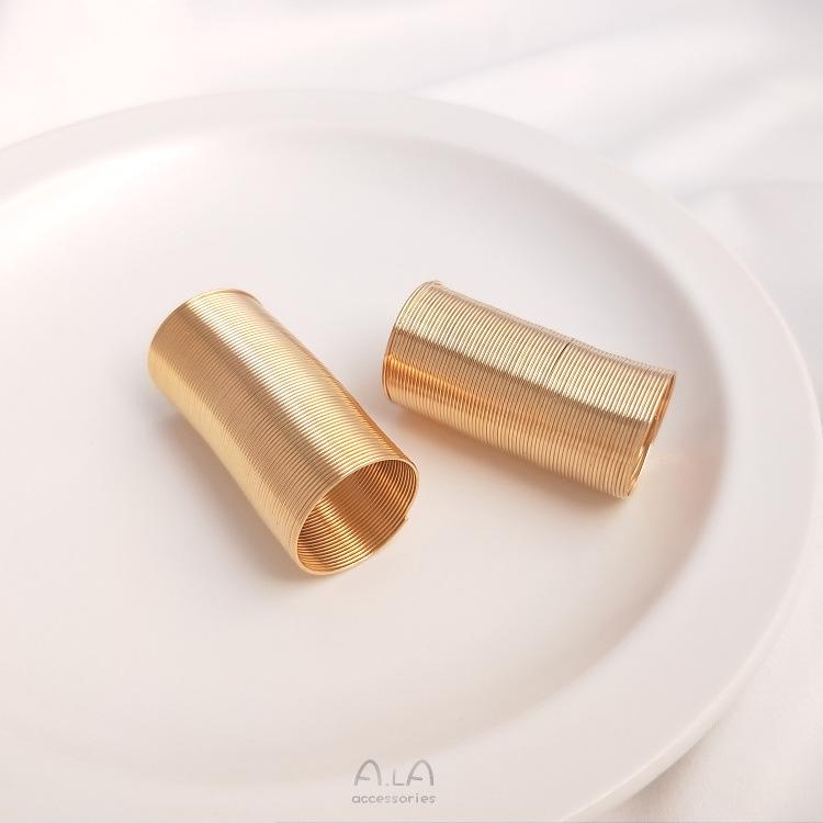 

Золотой и Белый Кольцо-основа из проволоки с памятью для изготовления украшений