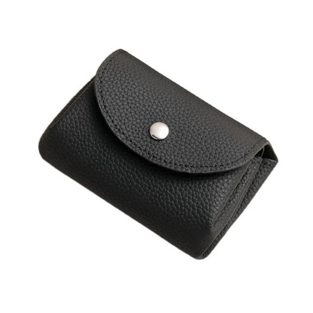 Portable Women's Wallet PU Leather Small Card Bag Unique Women’s Coin Purse  Unisex