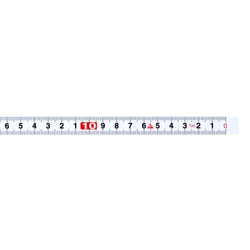 Muratec KDS Setting Tape Measure, Reverse Scale, 13mm Wide, 1m, STB13-01BP