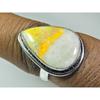 Natural BumbleBee Jasper Gemstone 925 Solid Sterling Silver Ring Size US-8.5 PG-145