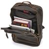 Double Layer Genuine Leather Backpack Bag For Men Male Real Cowhide Leather Backpacks For Man Laptop Bag School Bag Vintage Bags