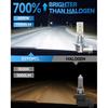 Fit For Ford 2004-2024 F150 2005- F250 F350 F450 Fog Light Bulbs Or DRL, 6000K Cool White 700% Brightness, Real 1:1 Size Plug And Play, Pack Of 2