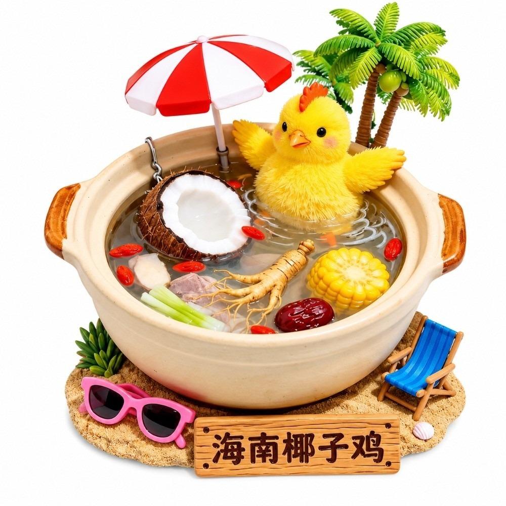 Resin Food Fridge Magnet Magnetic Refrigerator Sticker Cultural Heritage Tourism