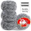 Suyan 20-Pack Extra Large Steel Wool Scourers