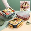 304 Stainless Steel Picnic Box with Tableware Food Container Portable Lunch Boxes  Adults