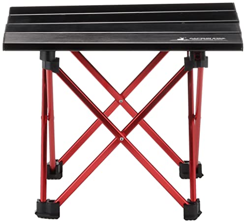 Captain Stag (CAPTAIN STAG) Table, Aluminum Roll Table, Mini, Black, with Case, Trekker UC-530