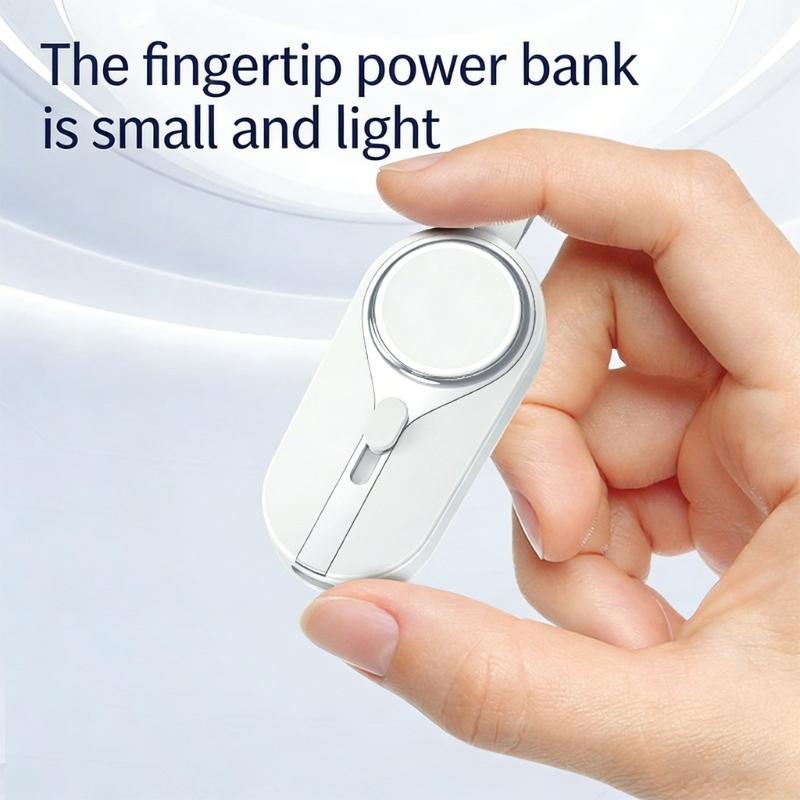 Mini Emergency Energy Supply With Magnetic Wireless Feature For Watch And Backup Energy For Phone Device Wireless Earphones