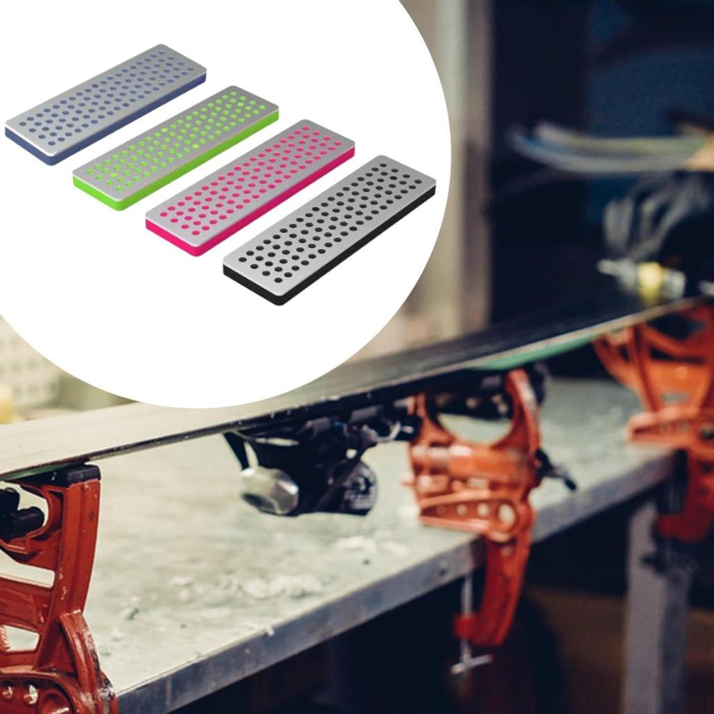 4Pcs Diamond Pieces, Side Ski Angle Tool Wax Remover Maintenance Kit Tuner Edge Sharpener