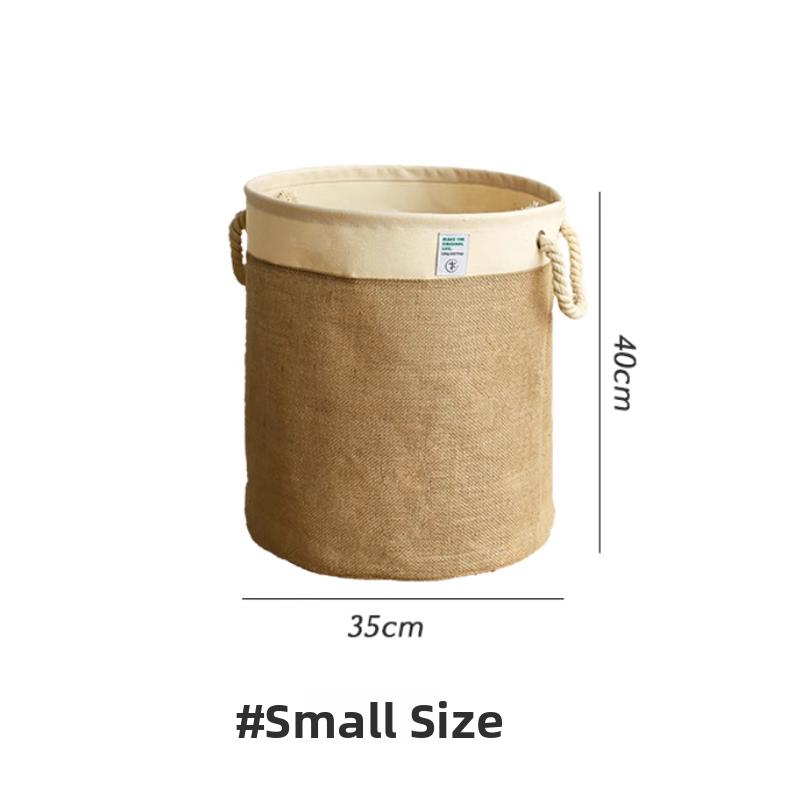 Foldable Fabric Laundry Basket Home Use Dirty Clothes Hamper Toy Storage Basket Wash Tub Bedroom Utility Storage Basket