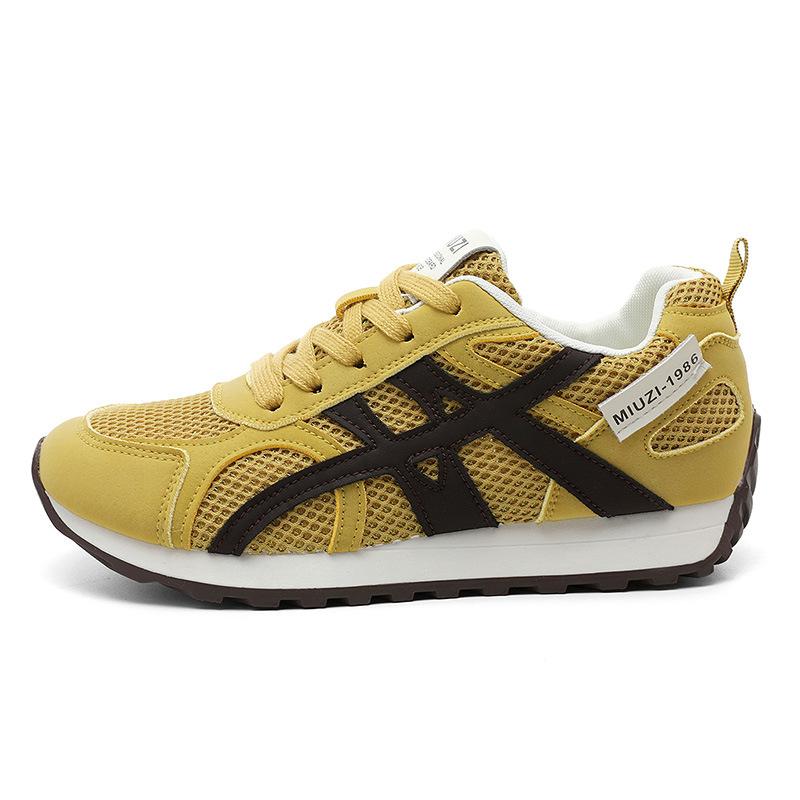 

[Customized] JCF223 mesh breathable sneakers women s 2025 new summer little white mesh shoes with lightweight soft soles 40