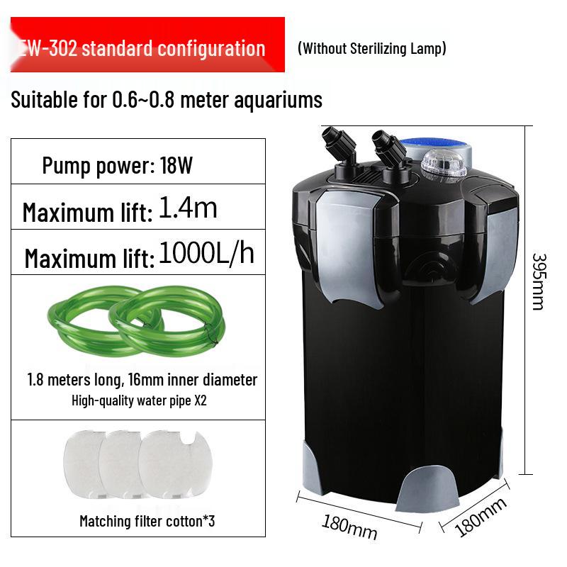 

Jialu Серия EW Внешний фильтр для аквариума Фильтрационное оборудование EW-3 Series Filter Bucket