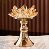 1 Stück Kerzenständer Jubiläum Kerzenhalter Festival Lotusform Tischplatte Heimdeko Wohnzimmer Kerzenständer Elegant