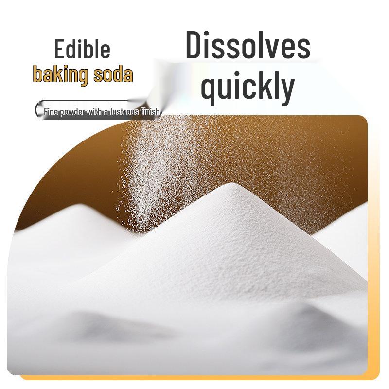 Angel Bai Zhuan Edible Baking Soda 200g - Multi-functional Kitchen Soda Powder for Dough Raising & Biscuits