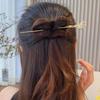 Exquisite Rhinestone Pearl Hair Sticks Sweet Hollow Heart Bow Crown Alloy Jewelry for Women Girls Fashion Party Hair Accessories