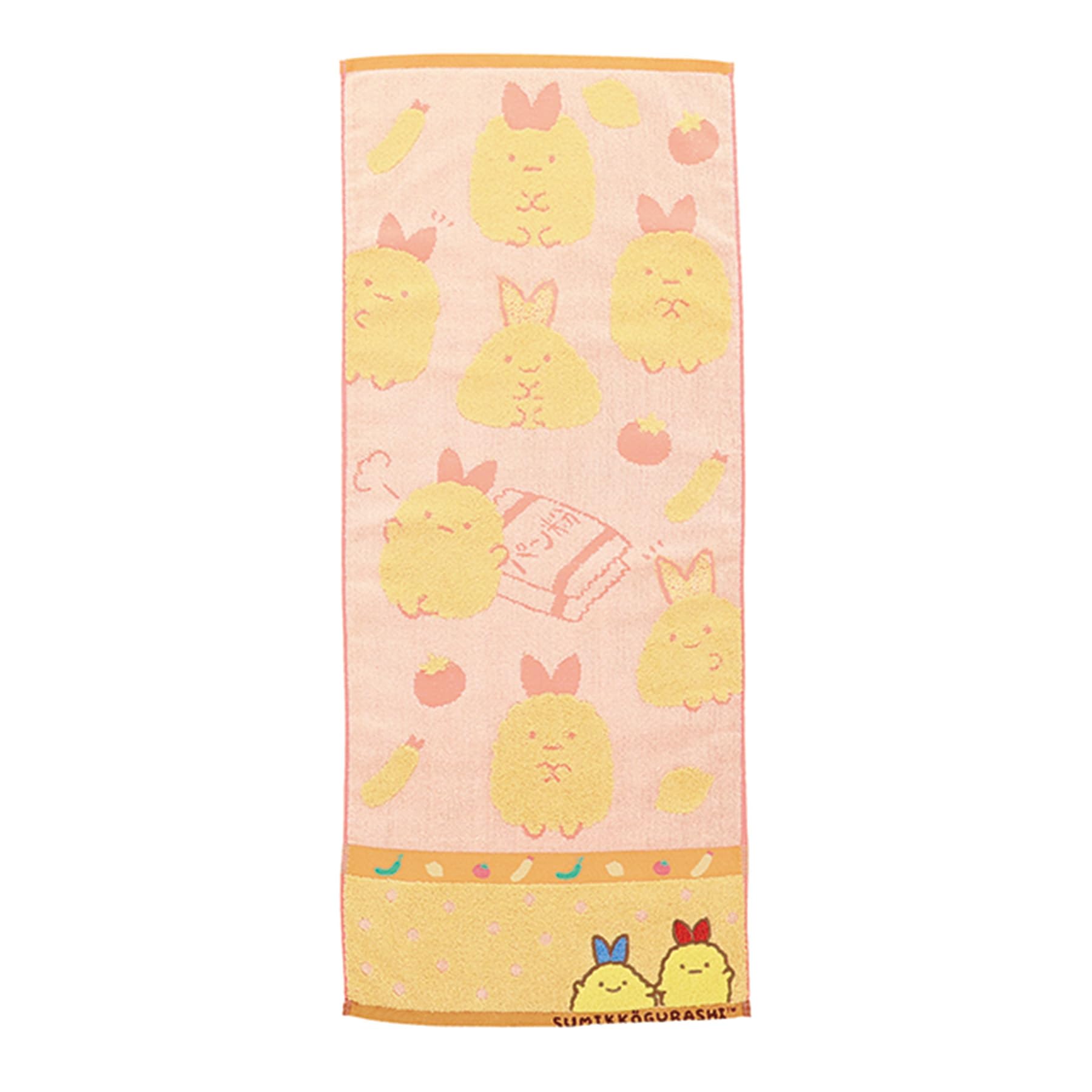 

Marushin Face no Cute Girl Face Bath Long 6575041600 Towel, Dokidoki Otsuge (San-X Sumikkogurashi), Design, Towel, Towel, Towel, Cotton,