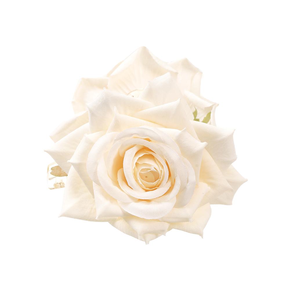 Simulated Flowers Rose Hair Clips Hairpin Fashion Hair Accessories Hair Claw For Women Girl