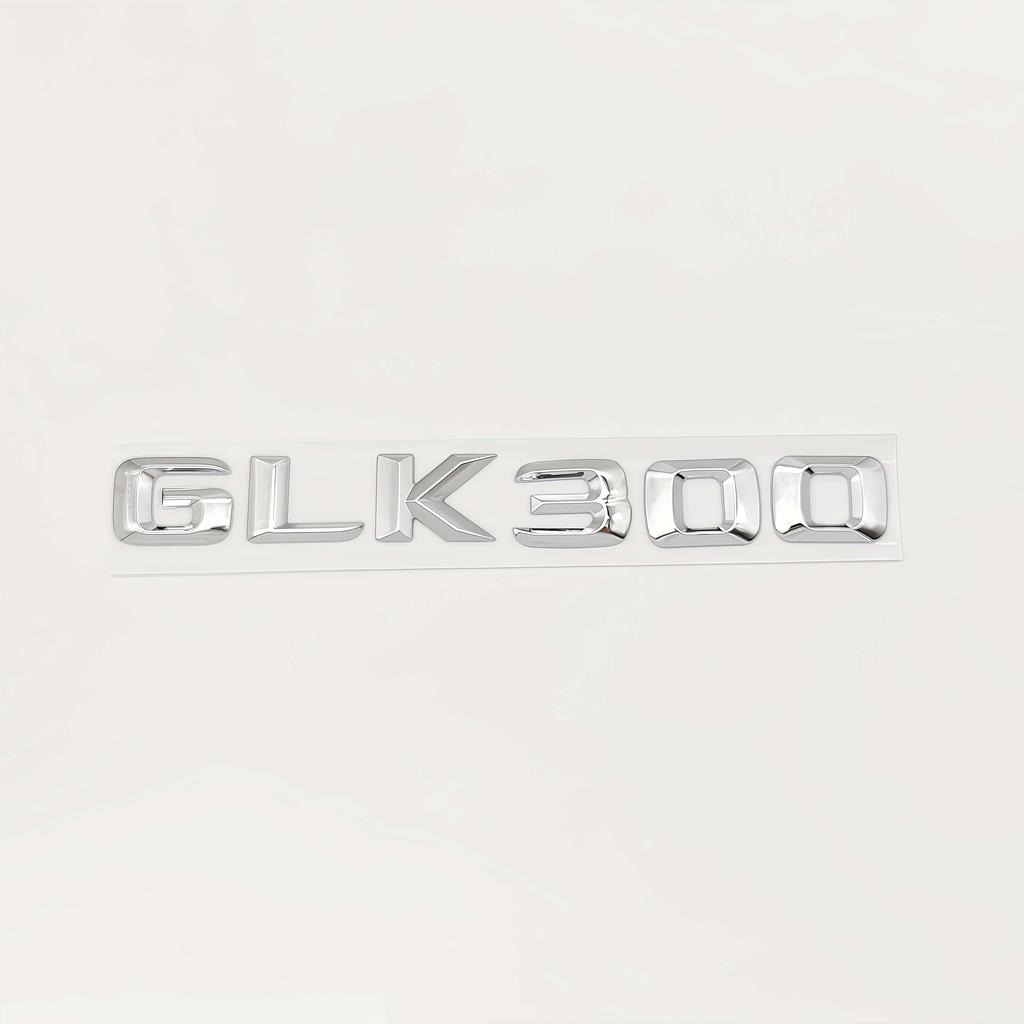 1pc 3d ABS GLK 260/300/350/400 Badge Sticker Car Rear Trunk Emblem Decal High-Quality Accessories
