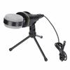 Gaming Microphone Omnidirectional Low Noise Compact Portable Durable ABS Online Recording Supplies for PC