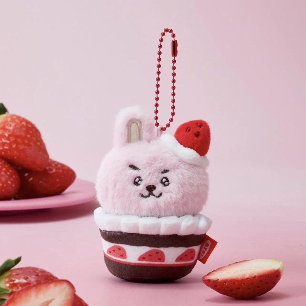 BTS BT21 Strawberry Party Series Plush Doll Kpop Plush Toy
