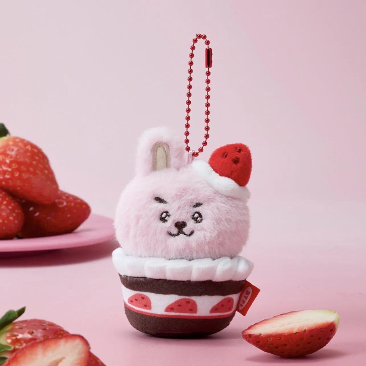 BTS BT21 Strawberry party series Plush doll Kpop Plush toy COOKY