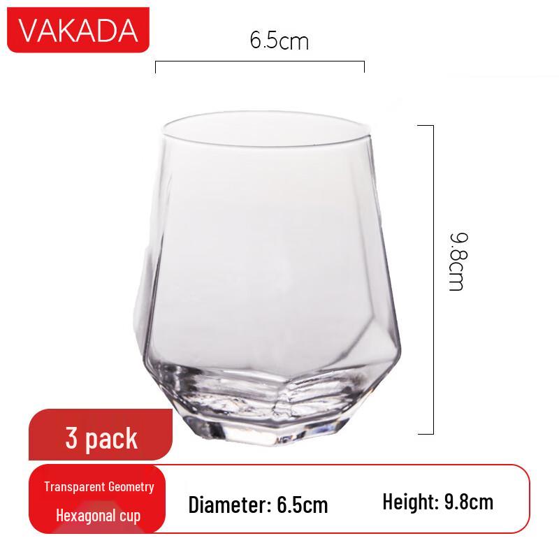 

VAKADA Glass Beverage Cups