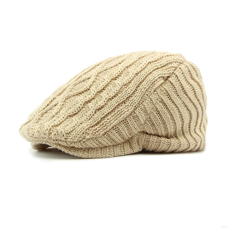 British Beret Hat Fleece Lined For Warmth Elastic Adaptive Fit Windproof Design Suitable For Both Men And Women Y08E