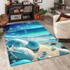 New product Beach shells and starfish  Carpet for Living Room Bedroom Bedside Floor Mat Cloakroom Children Playing Mat Area Rug
