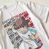 Tsubasa Retro Tshir100% Cotton T-shirt Mens Tees Top 80s 90s Nostalgic Gift For Him and Her
