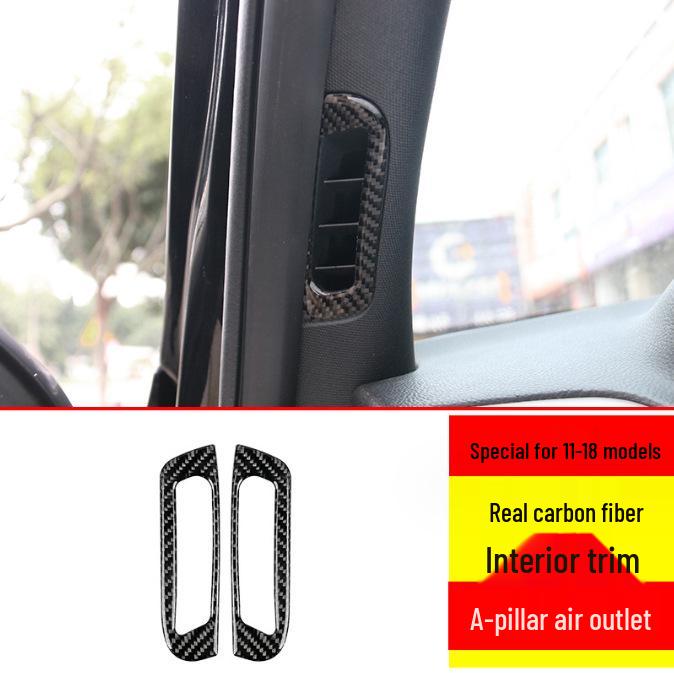 Carbon Fiber Interior Trim for Jeep Grand Cherokee 11-17: Center Console, Navigation, Gear Shift, & Cup Holder