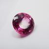 Natural 17.35 Ct Pink Ruby Round Cut   Loose Gemstone Earing Size