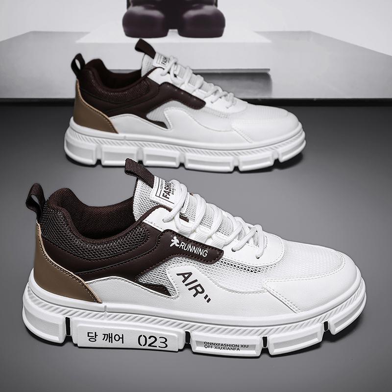 New Outdoor Fashion Cushioning Running Shoes Men's Breathable Mesh Shoes Lightweight Versatile Sports Shoes