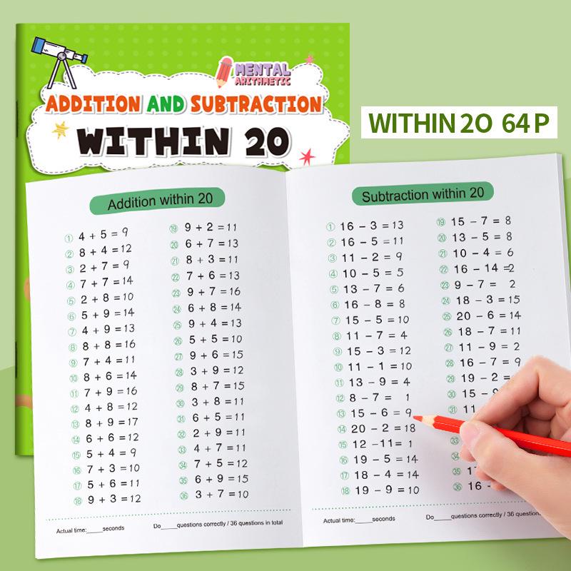 Early Childhood Math: Addition & Subtraction Workbook 10-100