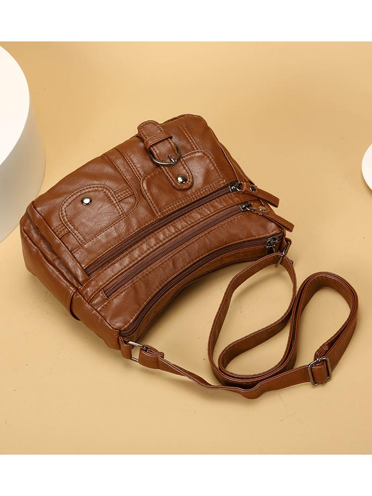 2026 New Stylish Versatile Women's Leather Shoulder Crossbody Bag for Mothers
