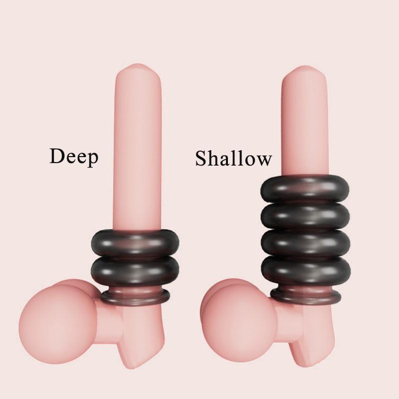 New Male Cock Ring Stretcher Scrotum Penis Ring Delay Ejaculation Reusable Cockring Lock Ring Sex Toys for Men Adults Shop